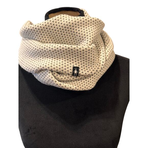 Smartwool Women's Cream Gray Infinity Scarf One Size